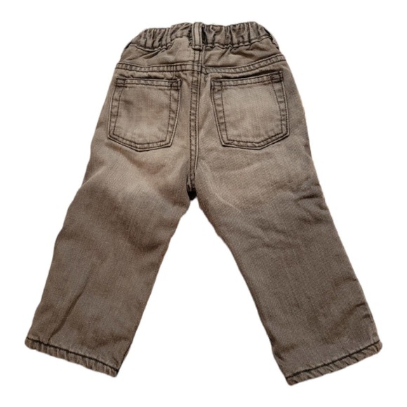 Kids Gap Fleece Lined GREY Jeans - Picture 2 of 3